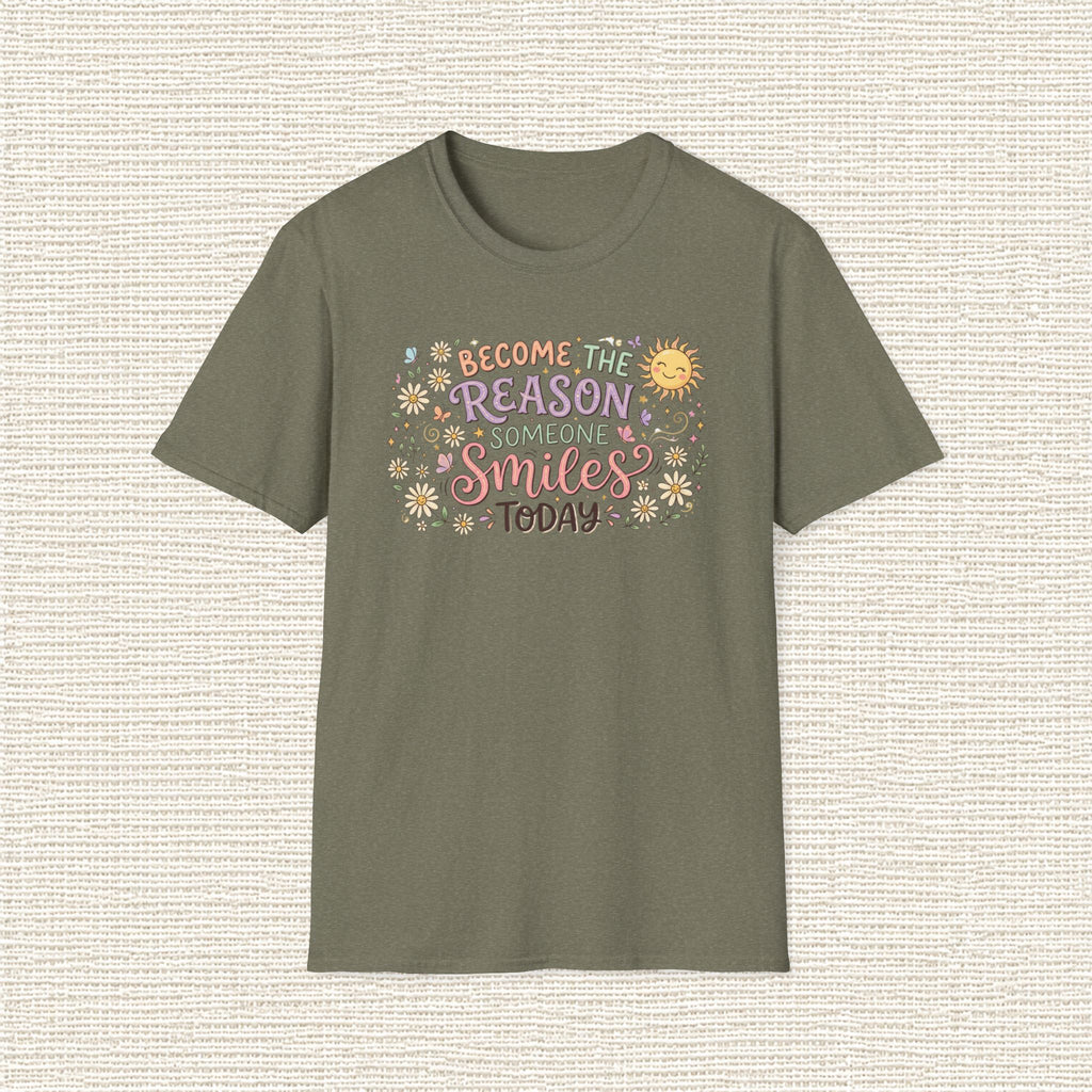 BECOME THE REASON SOMEONE SMILES T‑Shirt