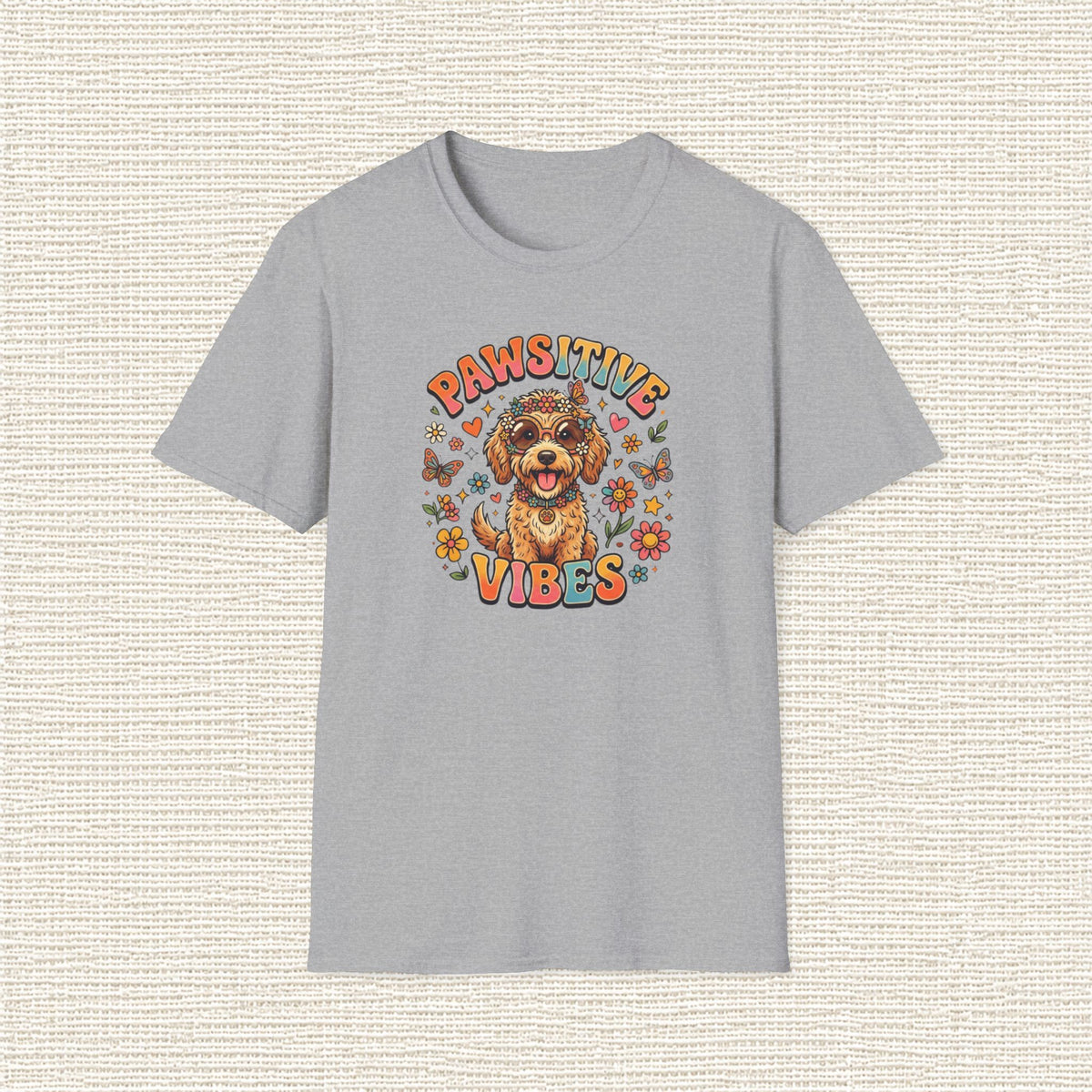 PAWSITIVE VIBES T‑Shirt