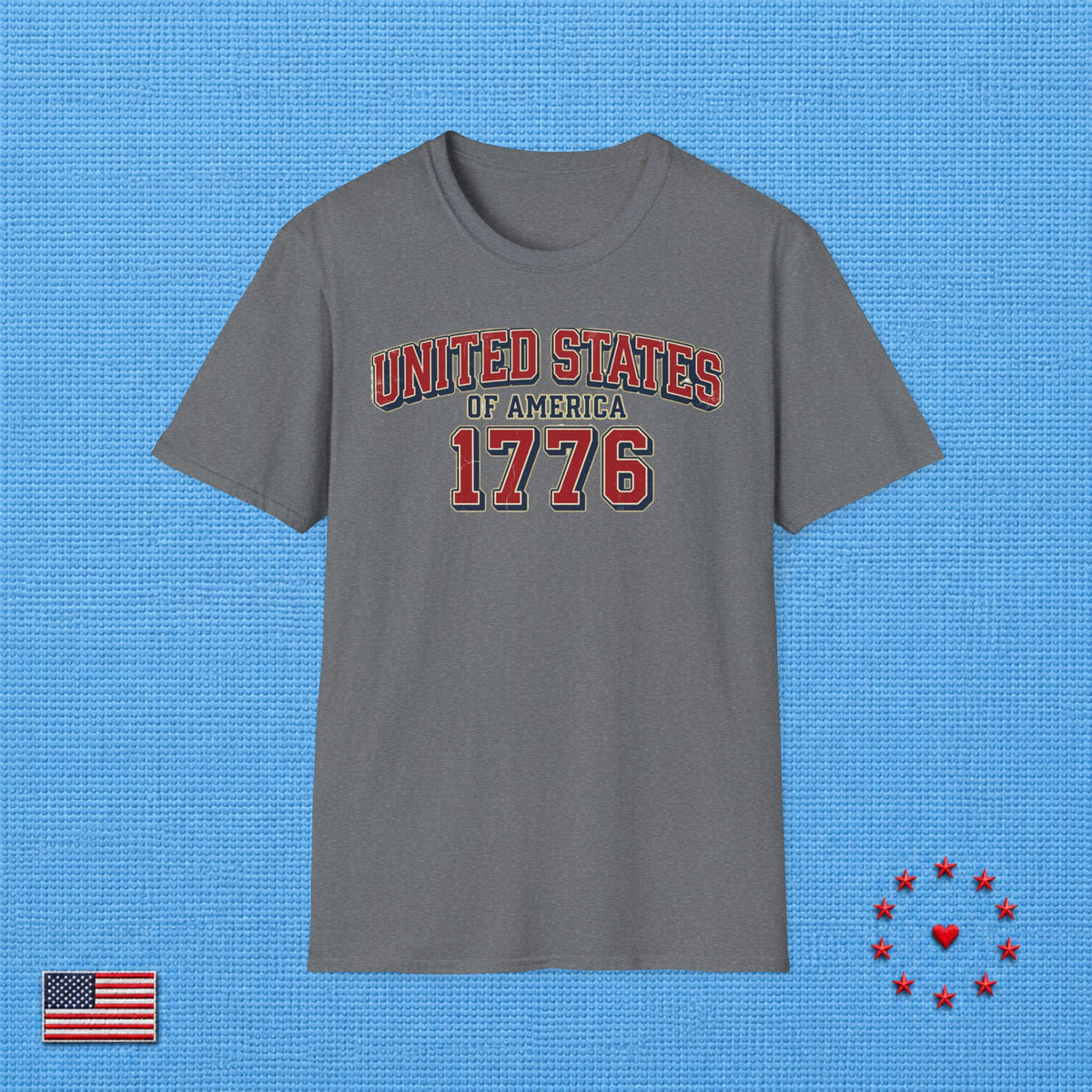 UNITED STATES OF AMERICA 1776 A T‑Shirt