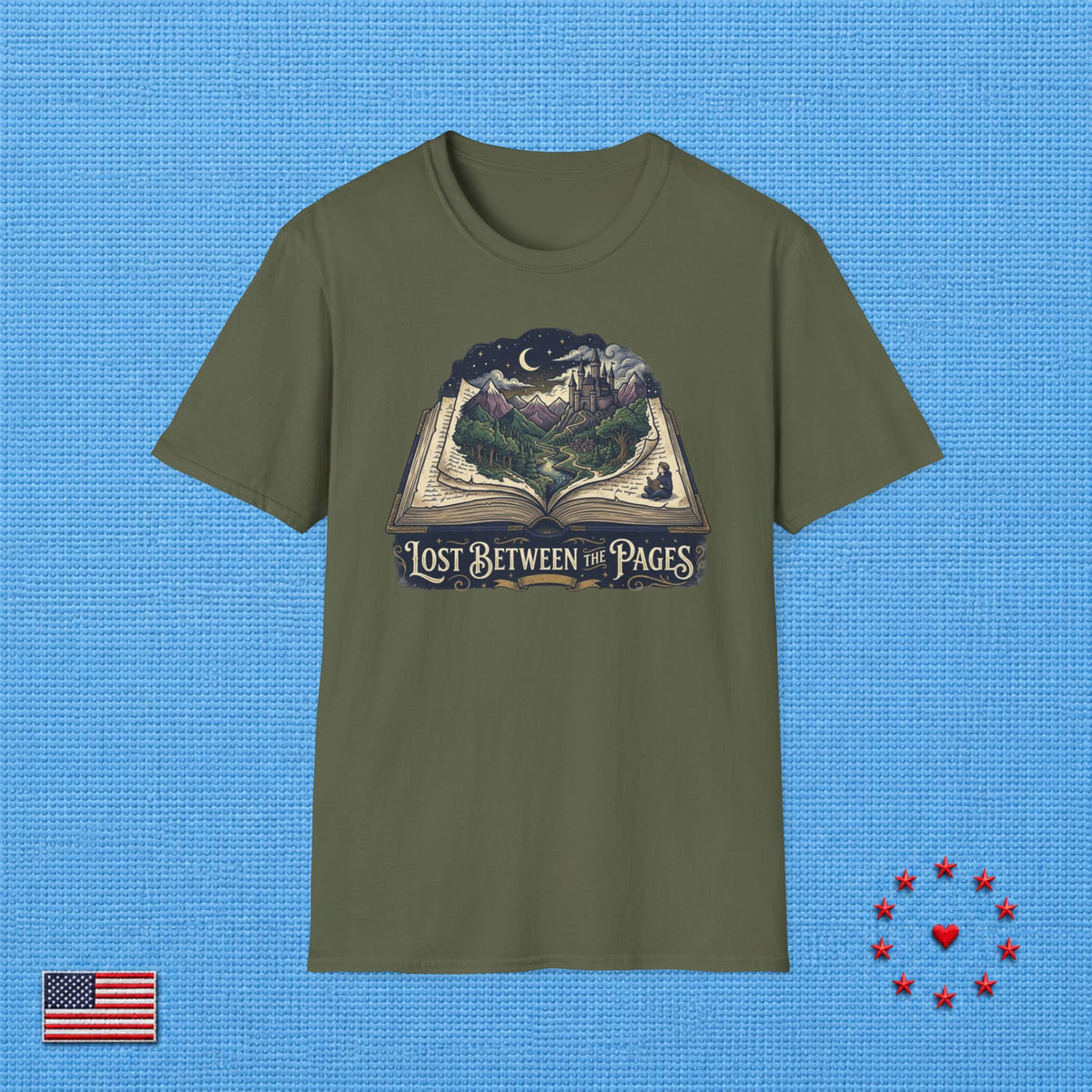LOST BETWEEN THE PAGES T‑Shirt