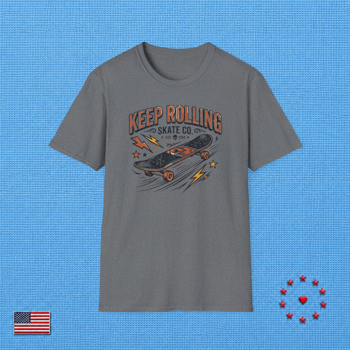 KEEP ROLLING T‑Shirt