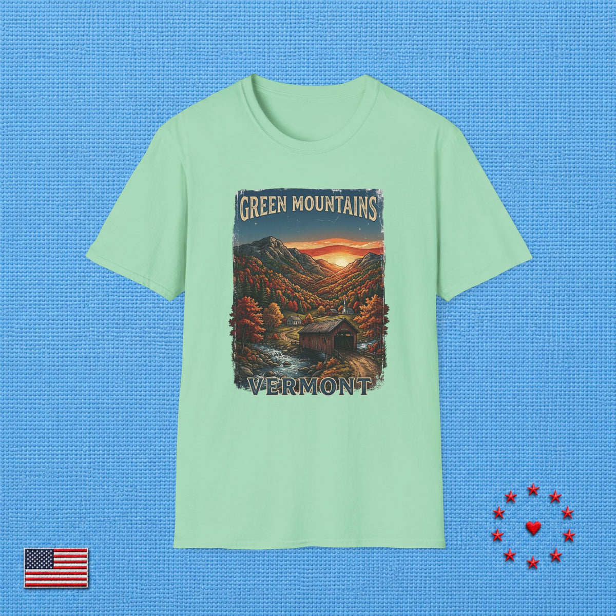GREEN MOUNTAINS VERMONT T‑Shirt