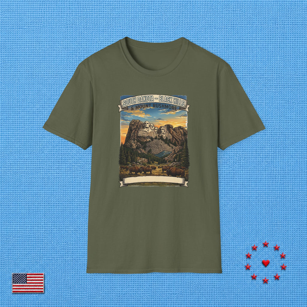 BLACK HILLS & MOUNT RUSHMORE SOUTH DAKOTA T‑Shirt
